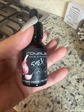Royalex Hair Strengthening Serum with Garlic & Argan Oil - Black Bottle